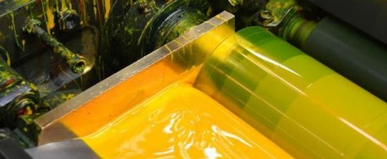 Rulli e inchiostri in lavorazione presso Filograf